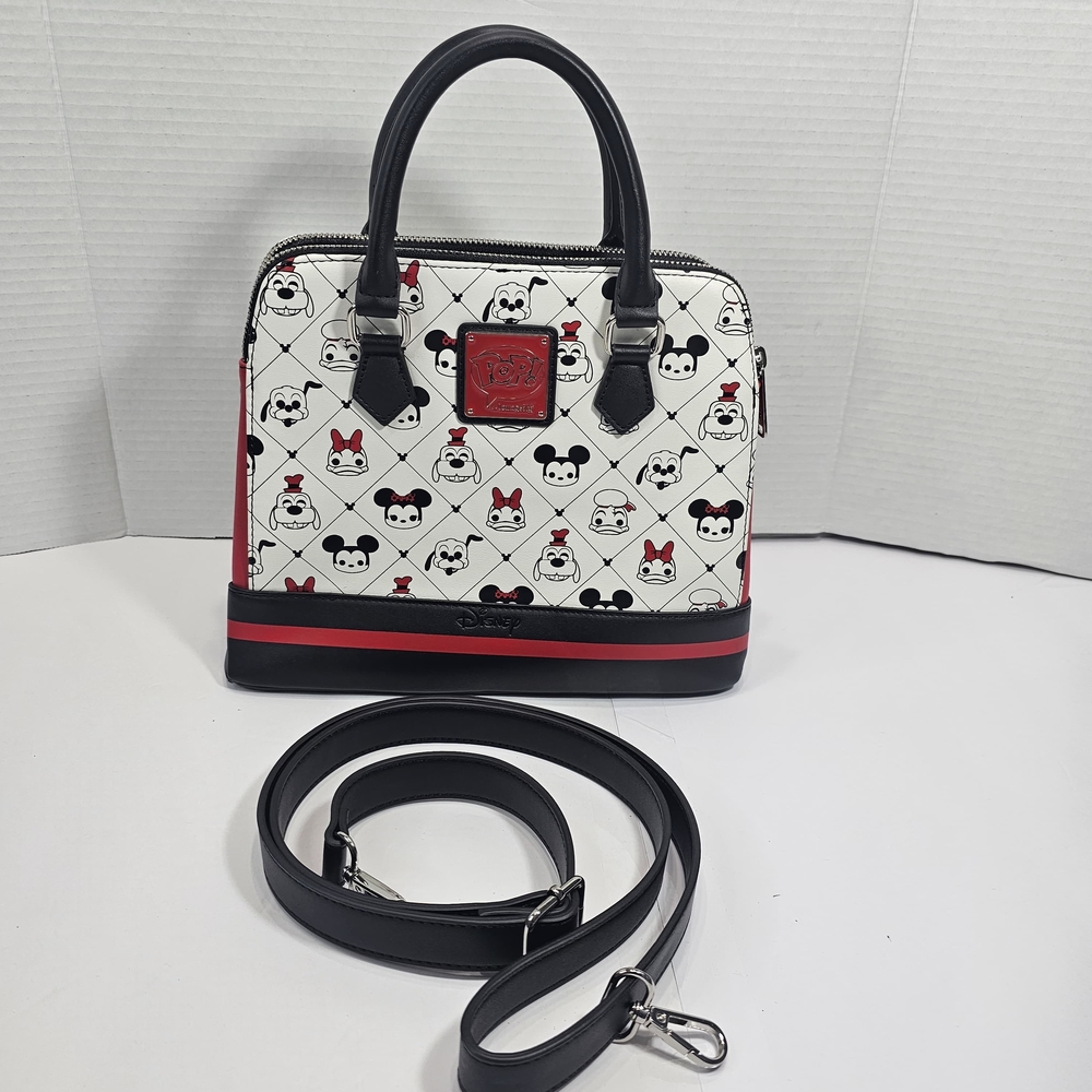 Disney Black and White Mickey Mouse Handbag - Picture 1 of 13